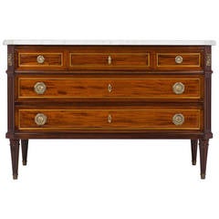 19th Century Louis XVI Mahogany Chest of Drawers