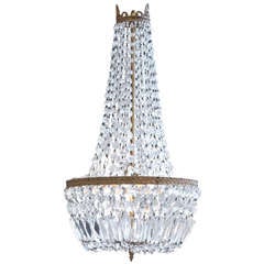 French Empire Style Crystal Chandelier