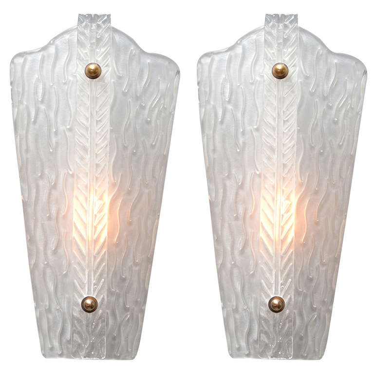 Vintage Murano Glass Sconces For Sale at 1stdibs