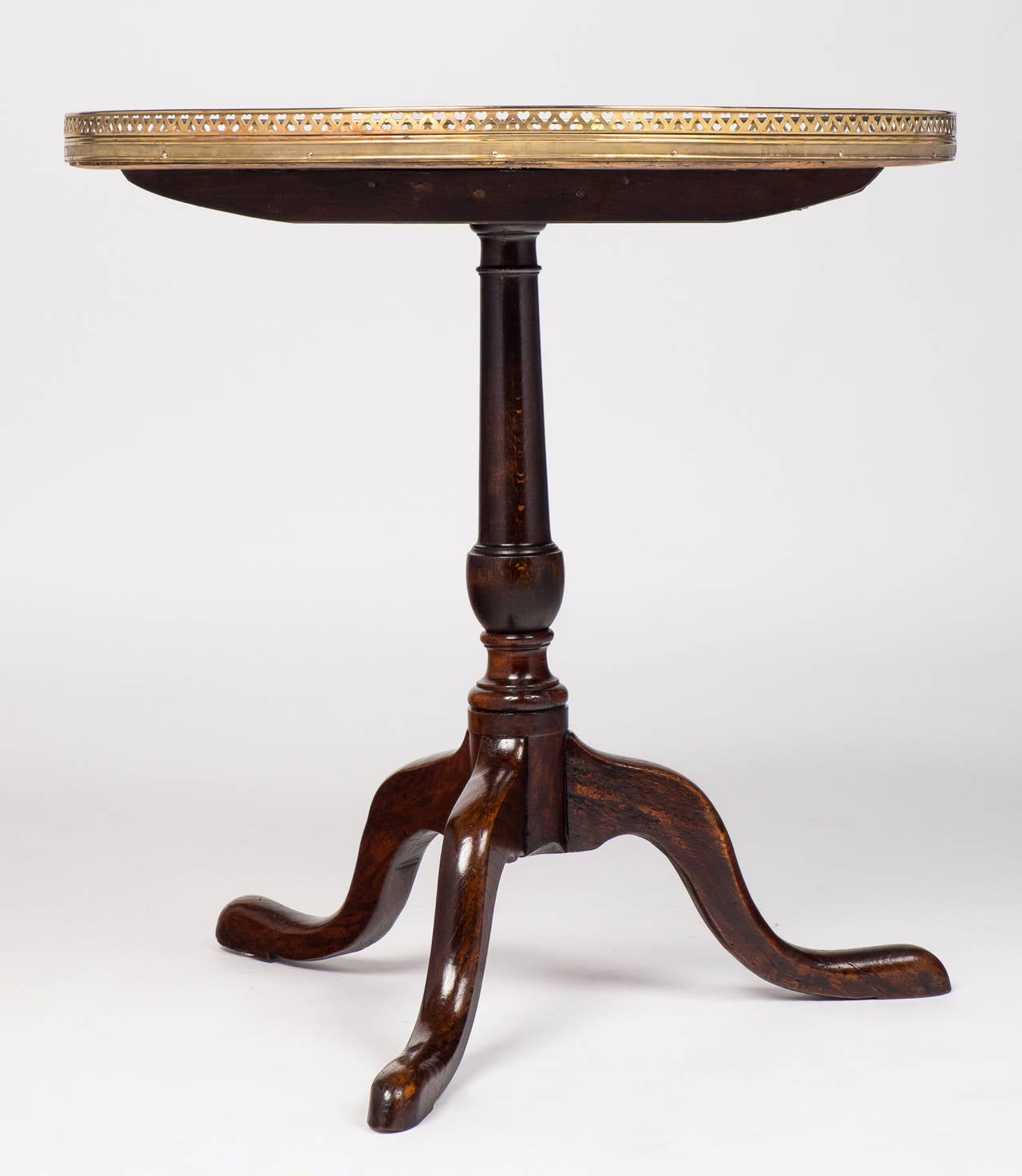 Late 18th Century French Louis XVI Marble-Top Pedestal Table