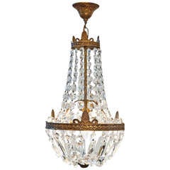 French Empire Style Crystal Chandelier
