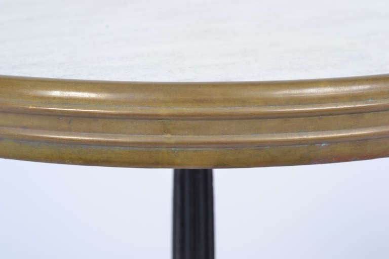 French Antique Cast Iron Bistro Table 2