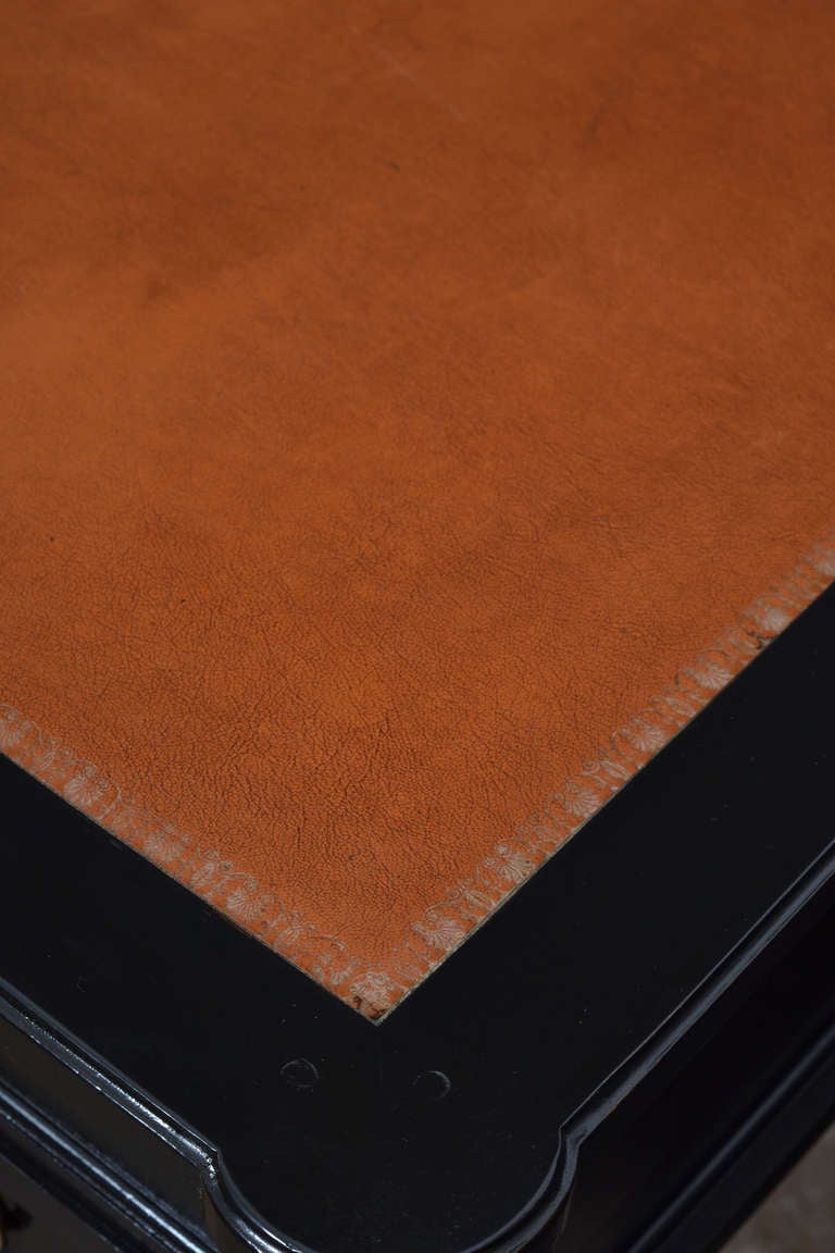 French Tan Leather Top Louis XVI Desk 3