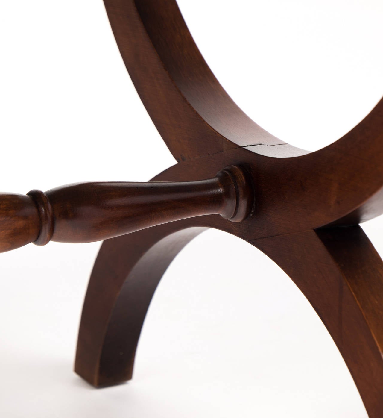 19th Century French Restauration Curule Stool 5