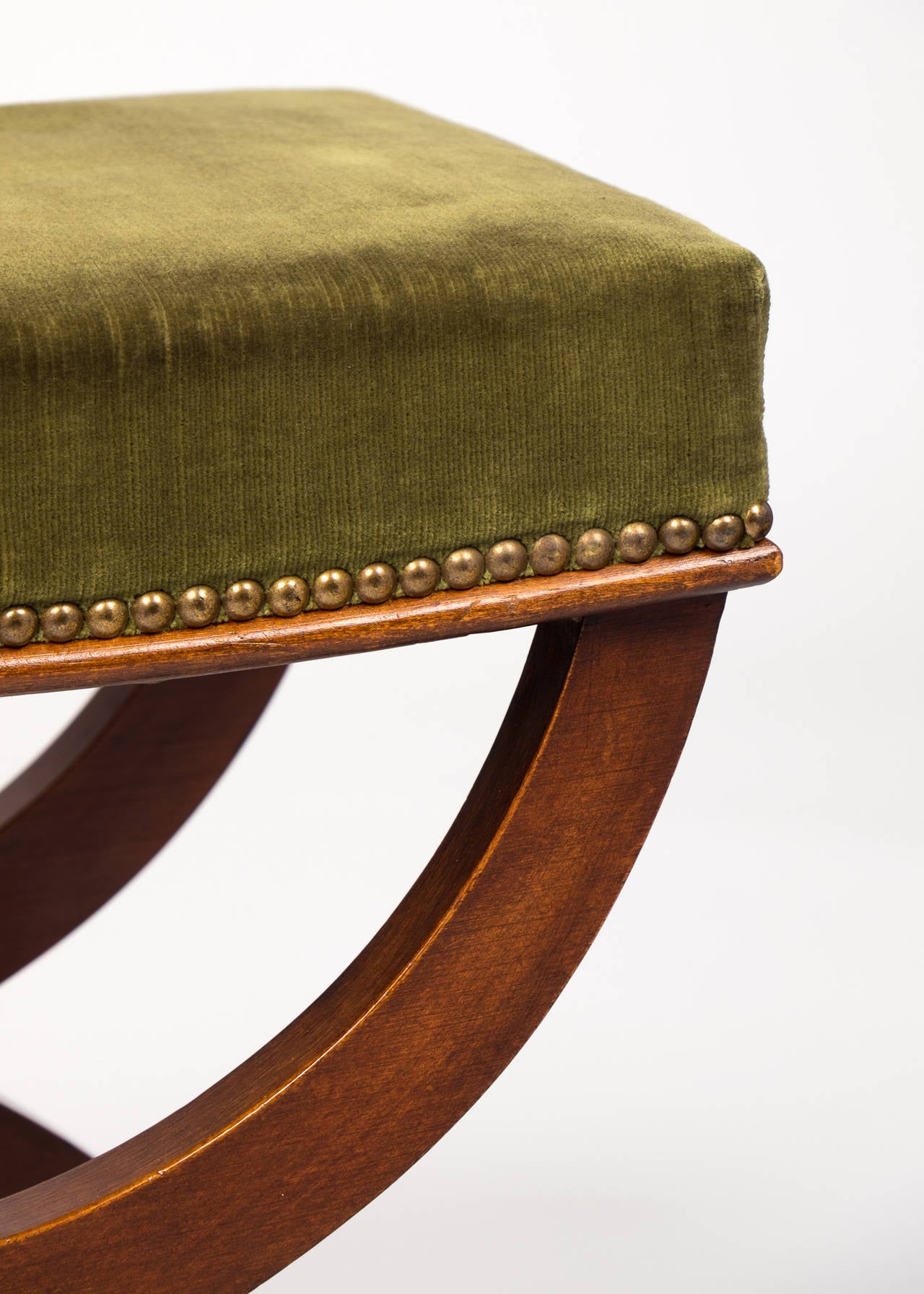 19th Century French Restauration Curule Stool 3