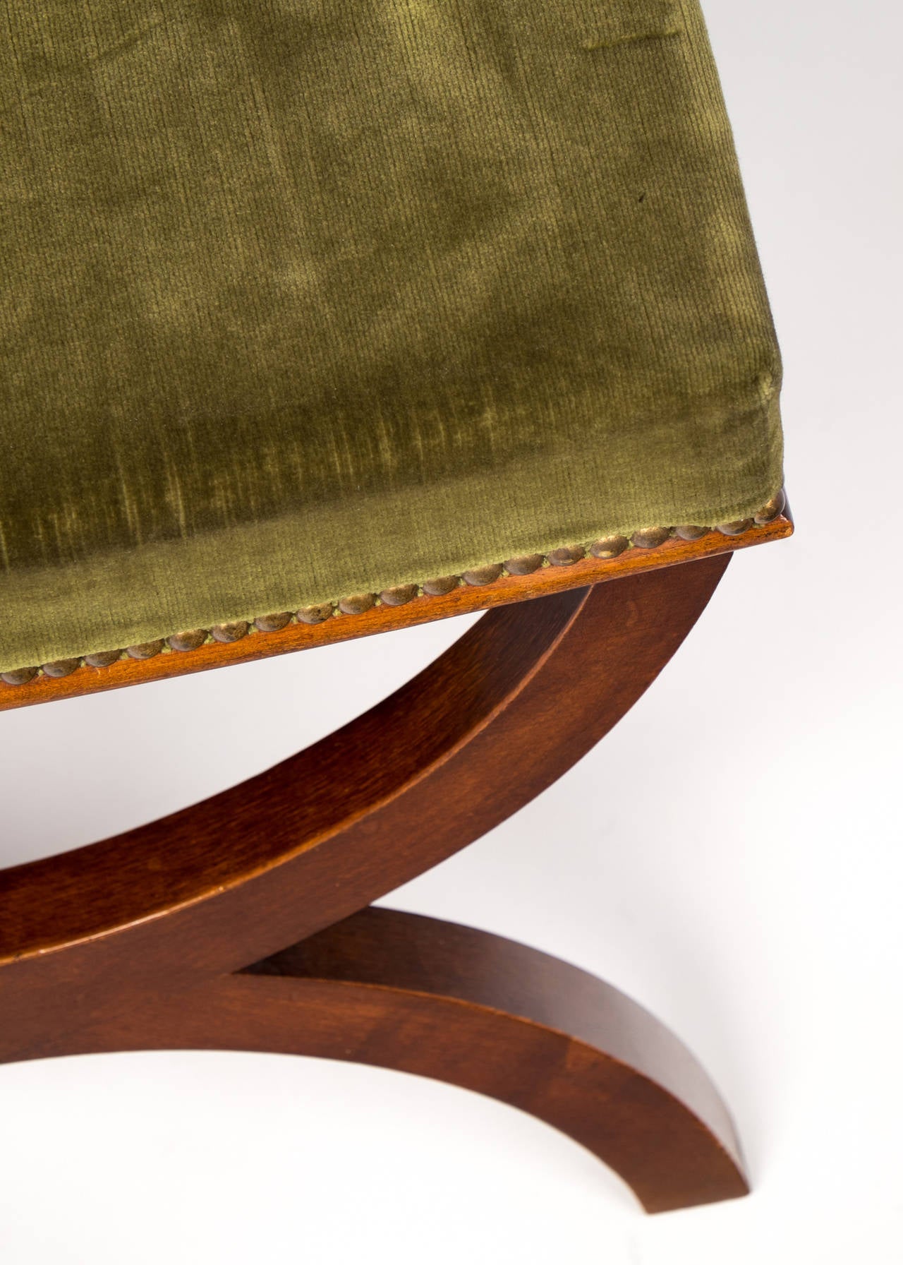 19th Century French Restauration Curule Stool 2