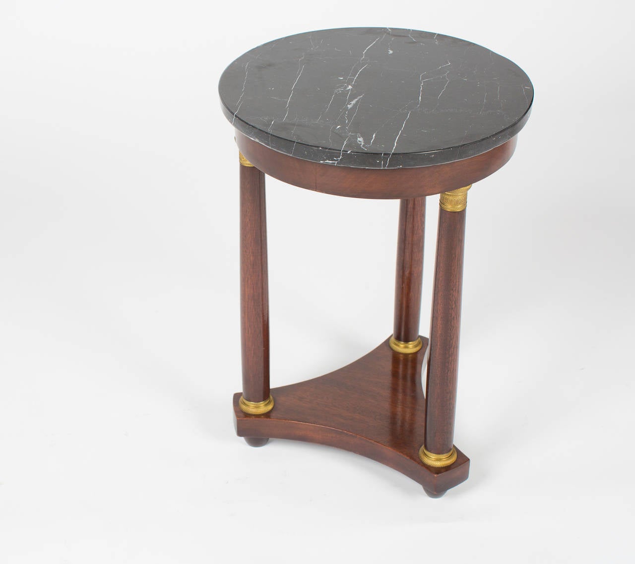 19th Century French Empire Style Marble-Top Gueridon