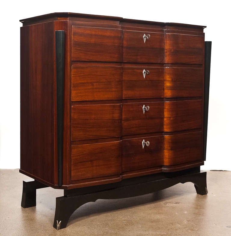 Mid-20th Century Fine Art Deco French Chest in the Manner of Sue et Mare
