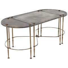 Maison Bagues Brass Coffee Table Set