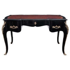 Rare French Louis XV Leather Top Desk