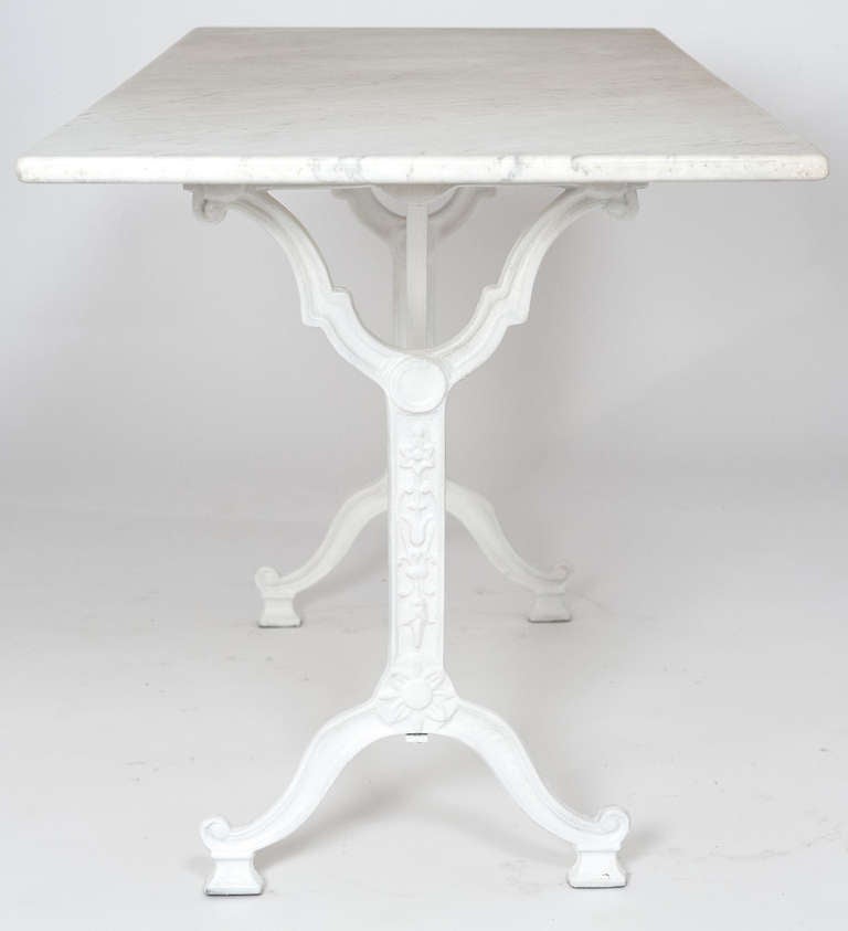 marble top bistro dining table