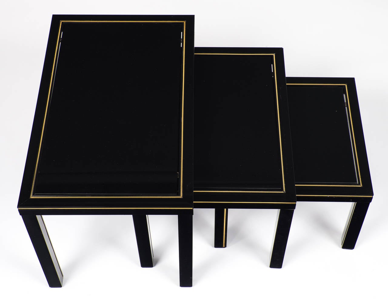 French Vintage Set of Nesting Tables by Pierre Vandel For Sale 1