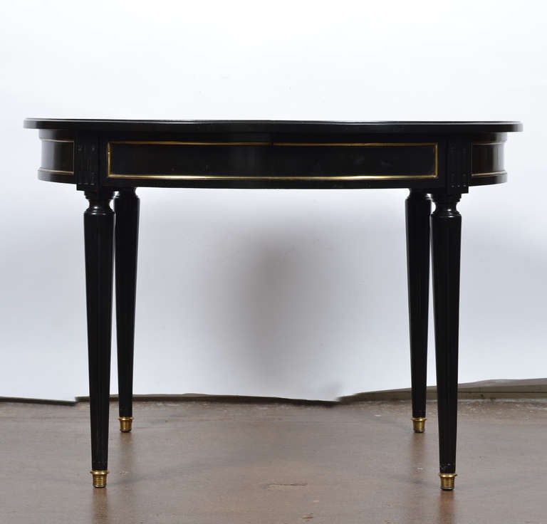 Louis XVI Ebonized Dining or Game Table