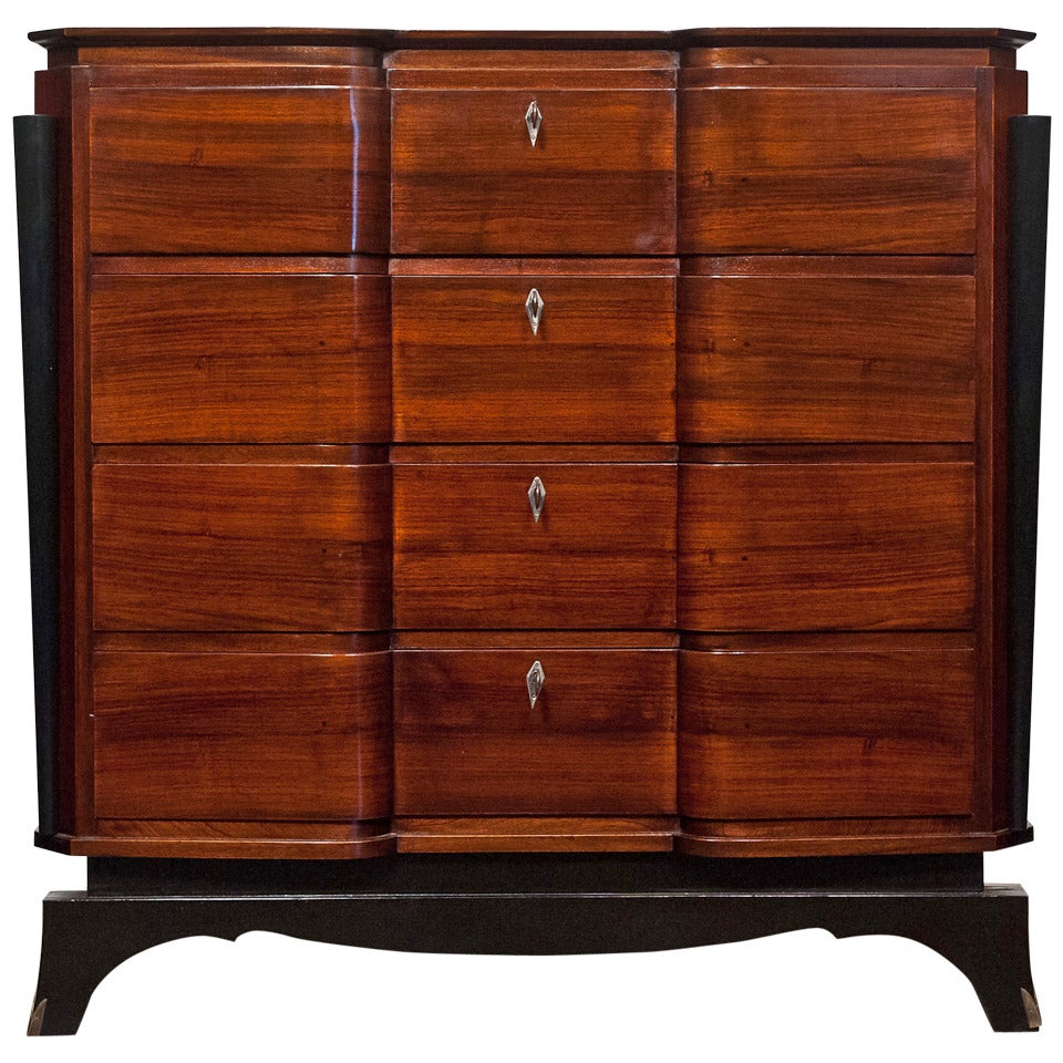 Fine Art Deco French Chest in the Manner of Sue et Mare