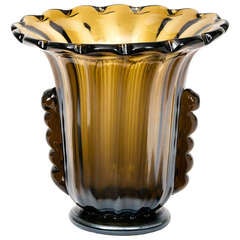 Murano Signed Glass Vase