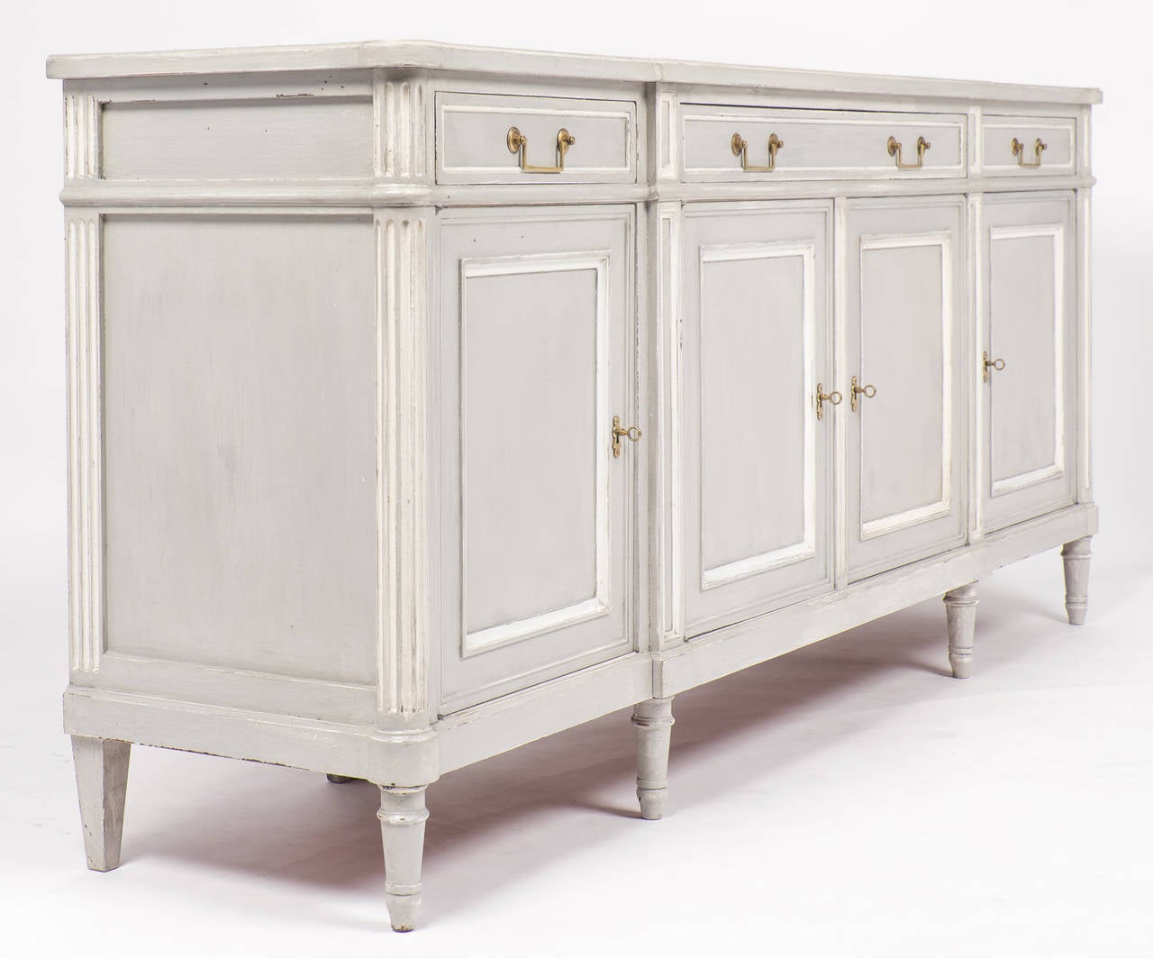 French Louis XVI Style Sideboard In Good Condition In Austin, TX