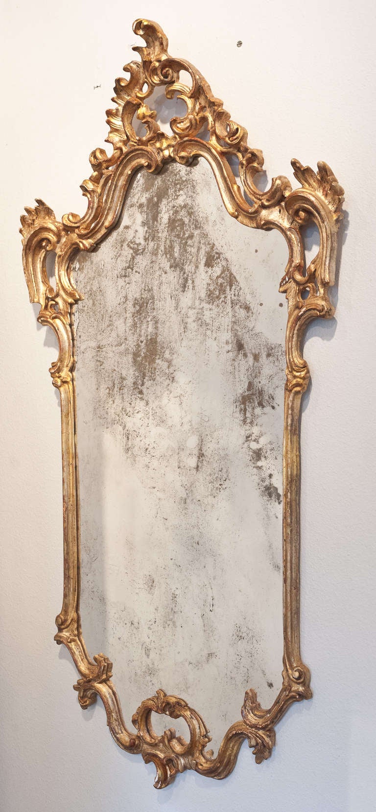 Baroque Pair of Italian Antique Mirrors