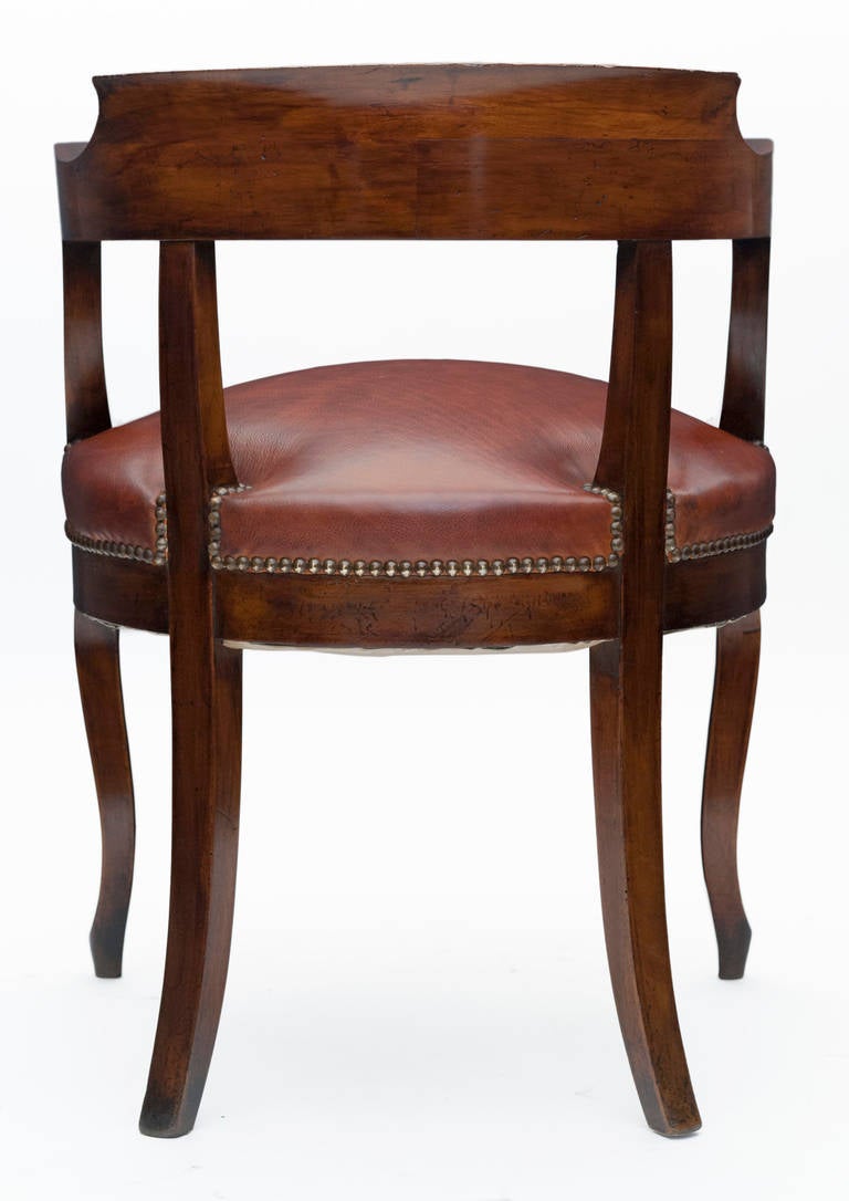 French Louis Philippe Period Walnut Armchair 2