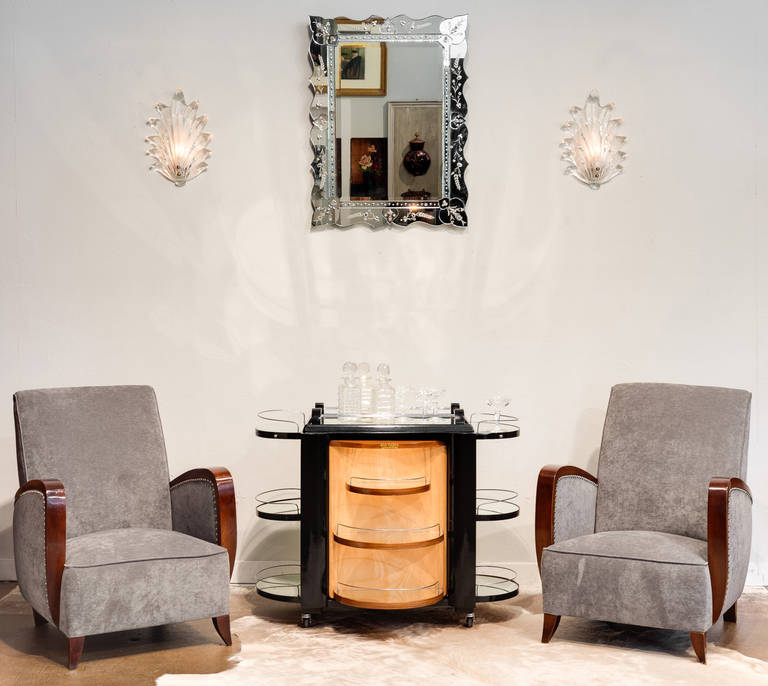 French Art Deco Bar Cart by Tugas