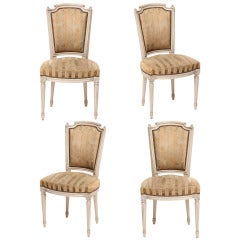 Elegant Set of 4 Louis XVI Side Chairs