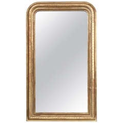 French Louis Philippe Gold Leaf Mirror