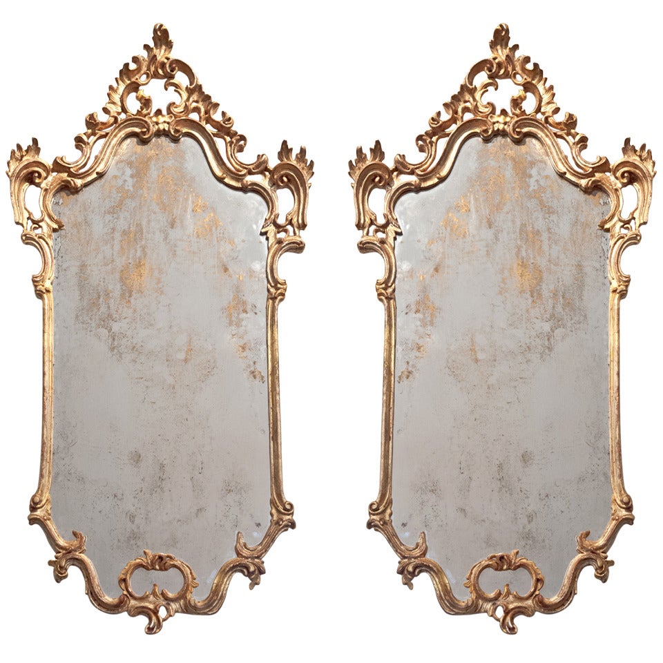 Pair of Italian Antique Mirrors