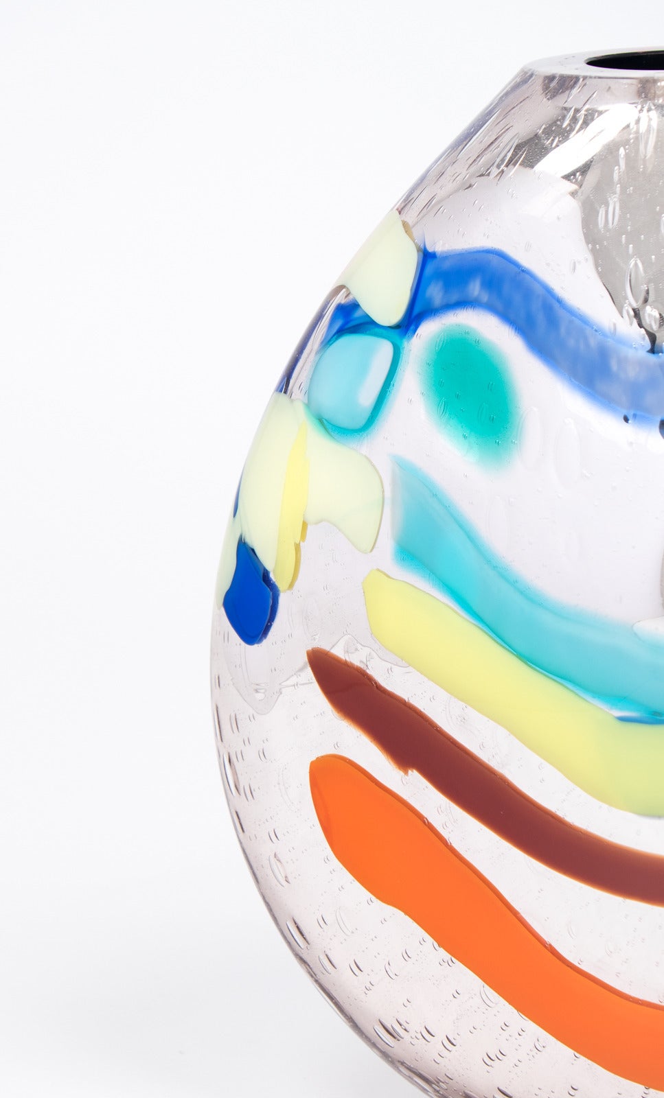 Murano Glass Vase by Davide Dona 2