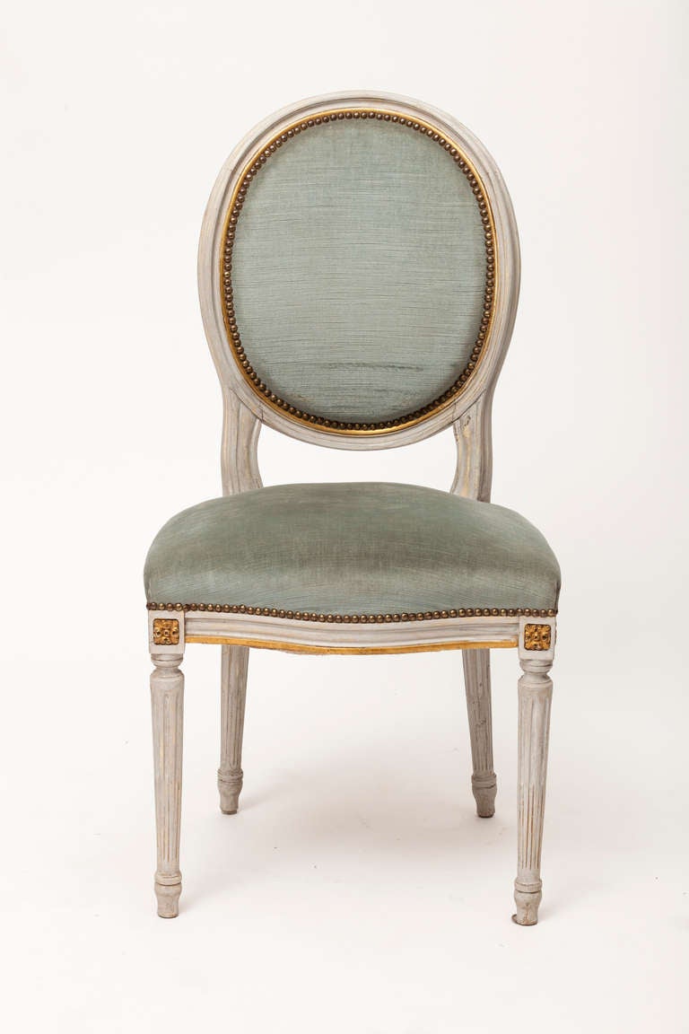 Louis XVI Set of Medallion Chairs