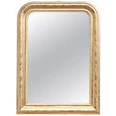 French Louis Philippe Gold Leaf Mirror