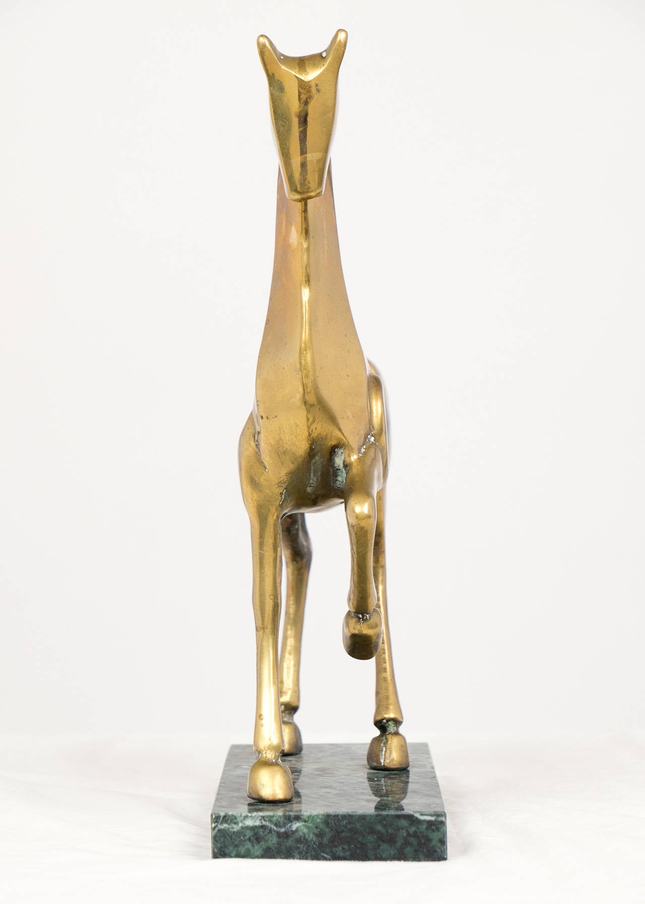 Mid-20th Century Italian Art Deco Etruscan Horse Sculpture