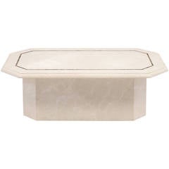 French Vintage Travertine Coffee Table 10