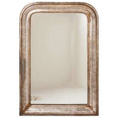Antique Louis Philippe Period Mercury Glass Mirror