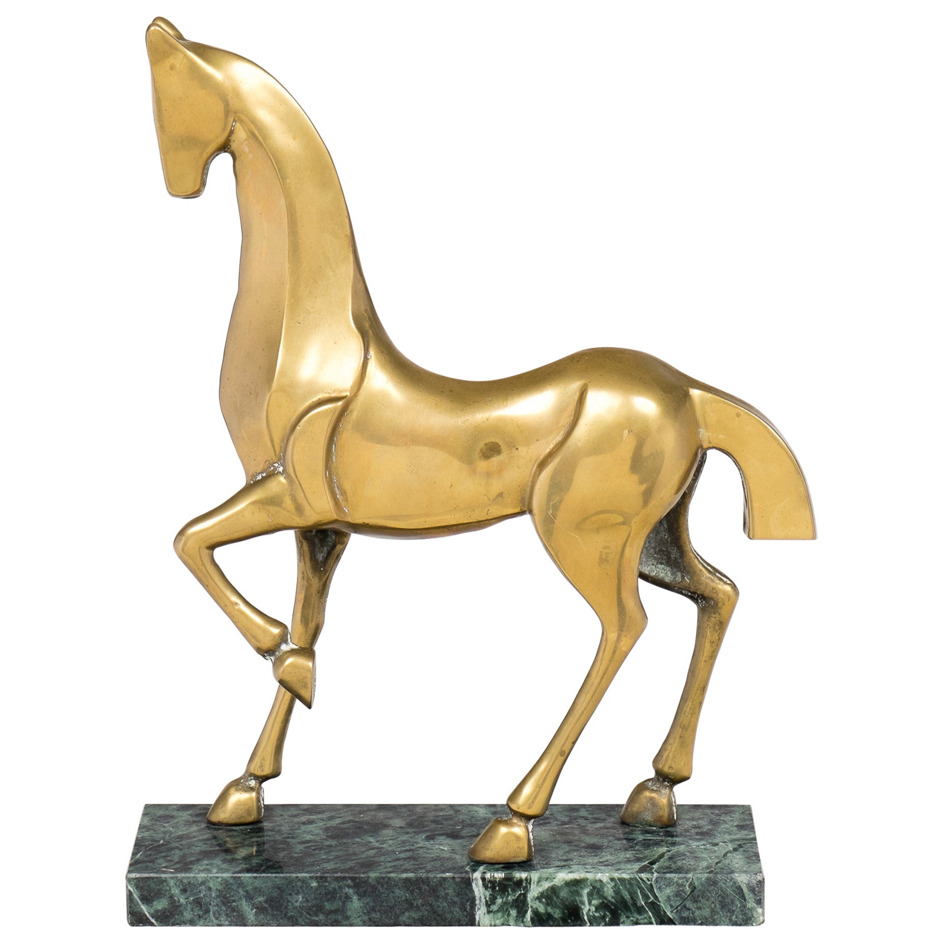 Italian Art Deco Etruscan Horse Sculpture