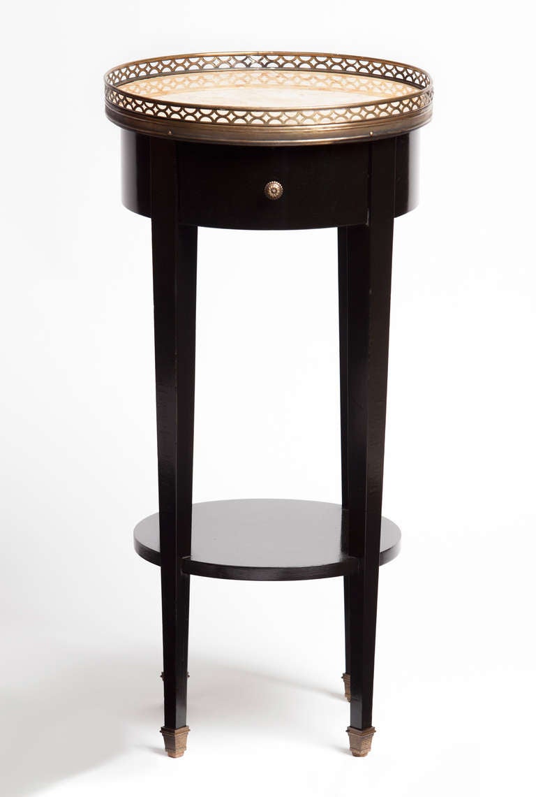 French Directoire  Bouillotte Side Table