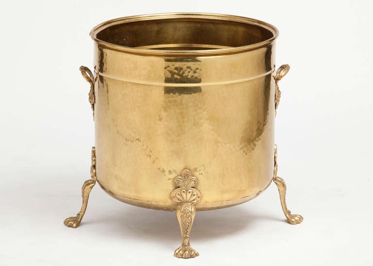 brass jardiniere planter