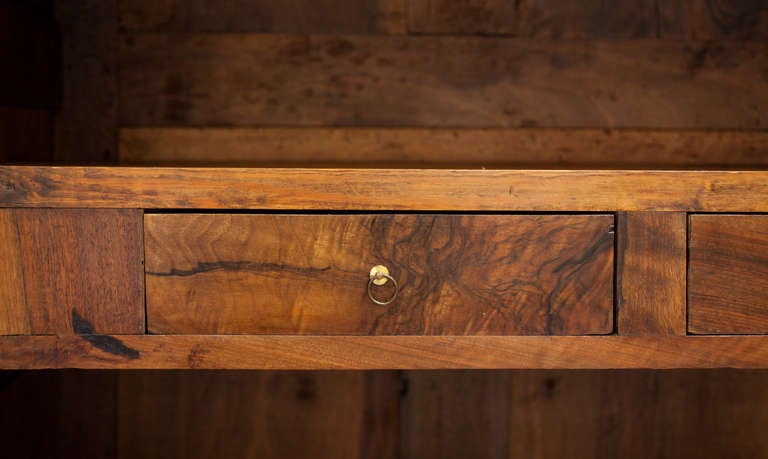 French Directoire Solid Walnut Armoire, c. 1820 3