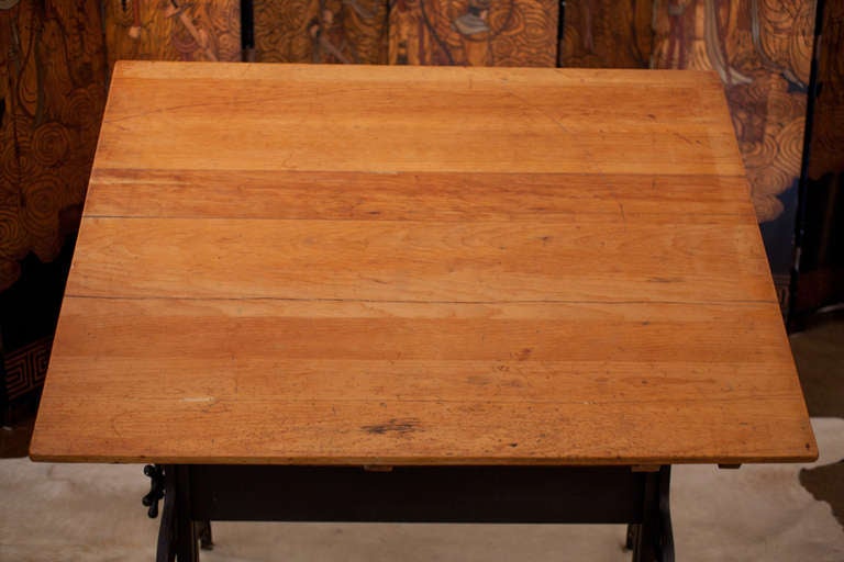 hamilton drafting table vintage