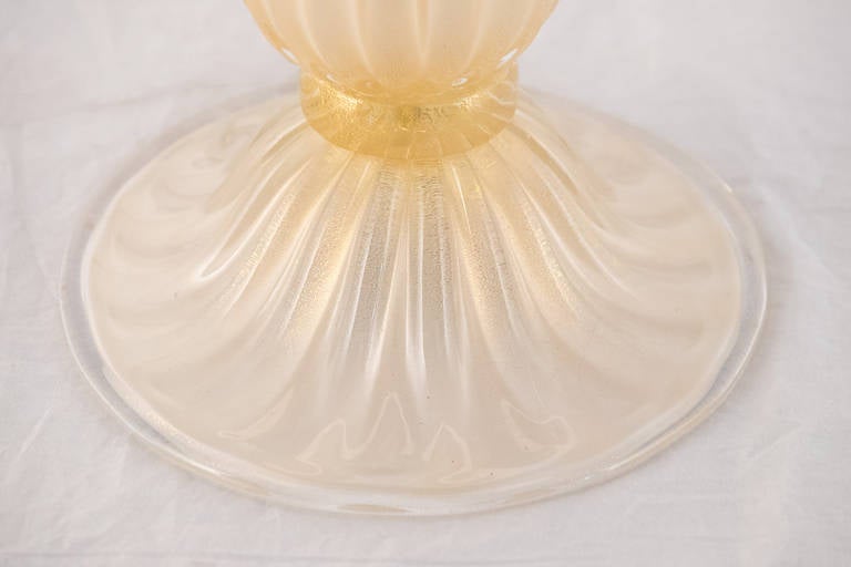 Paar „Incamiciato“-Glaslampen aus Murano Muranoglas im Angebot 4