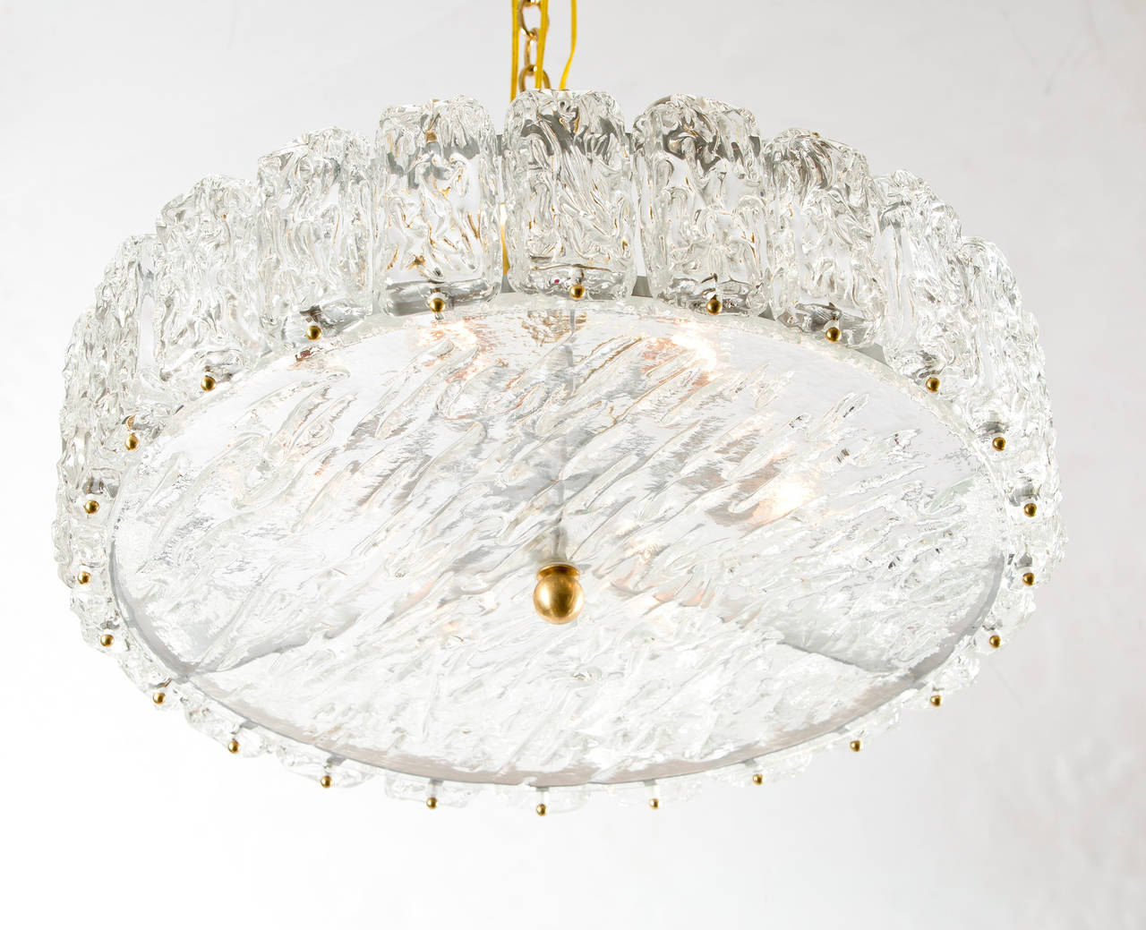 Mid-Century Modern Murano Glass Chandelier