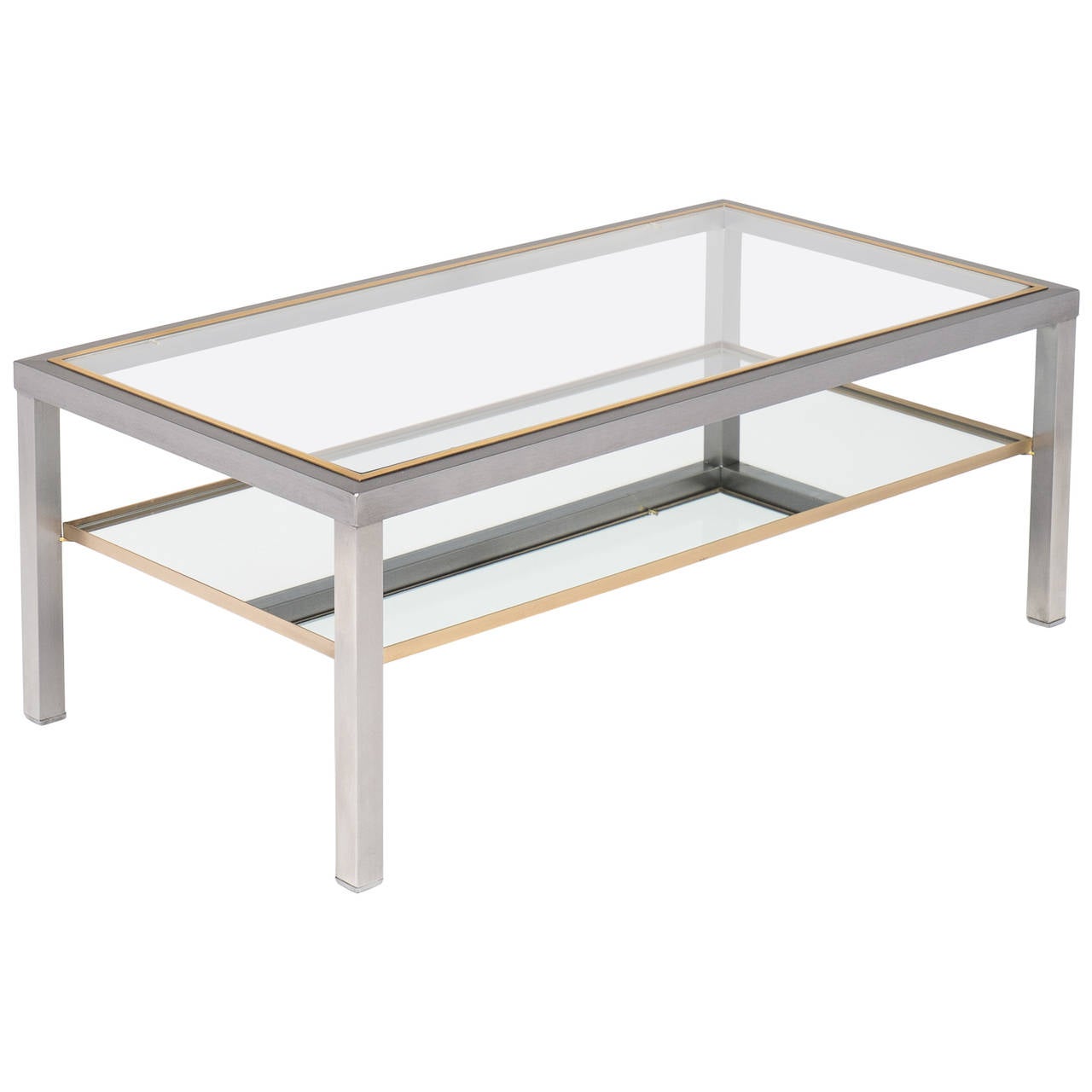 French Vintage Modernist Coffee Table at 1stDibs