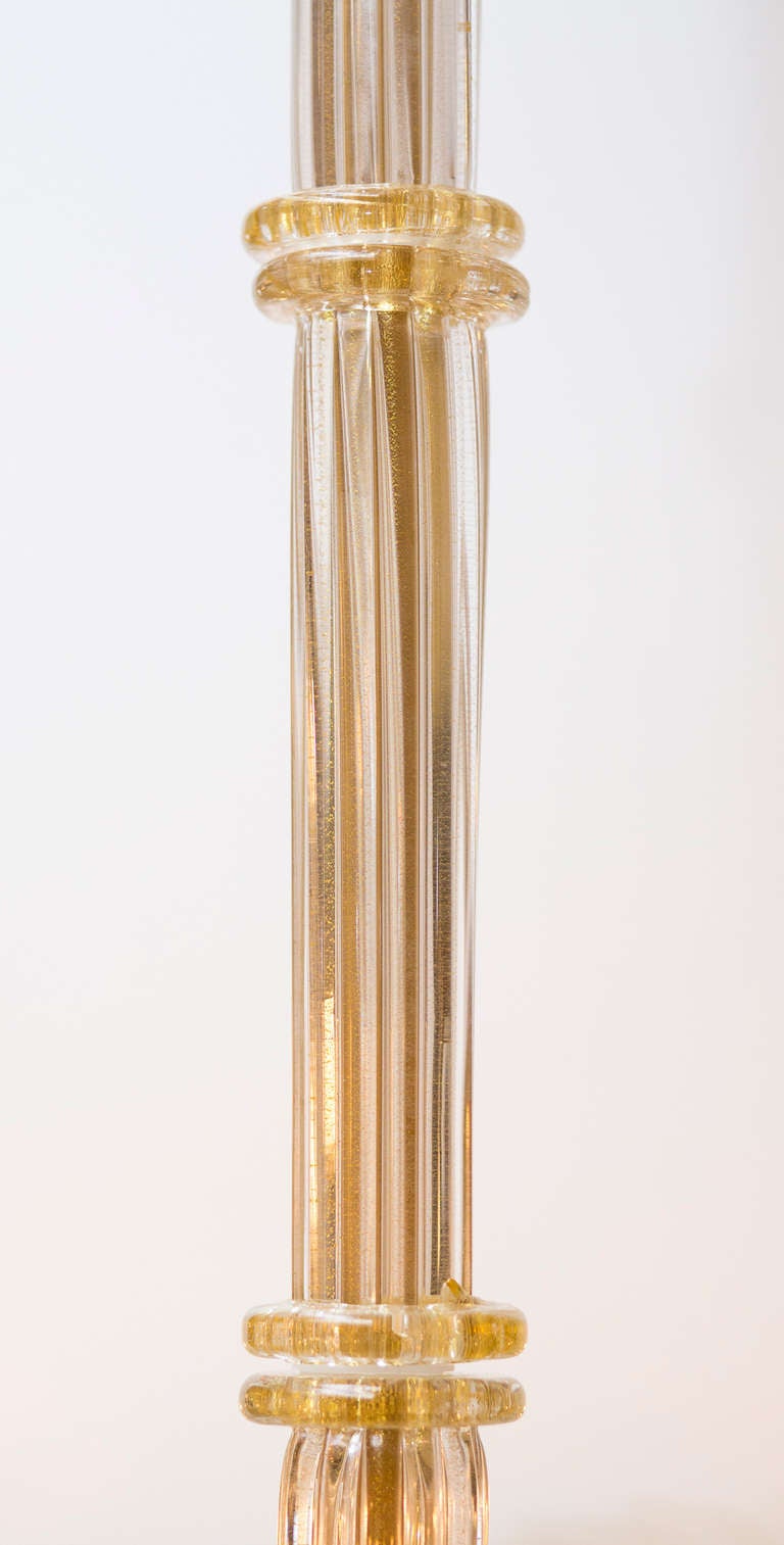 Italiano Lampadario in vetro di Murano di Seguso in vendita