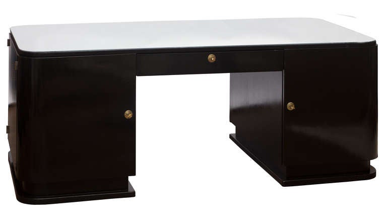 Austrian Art Deco Grand Partners Desk