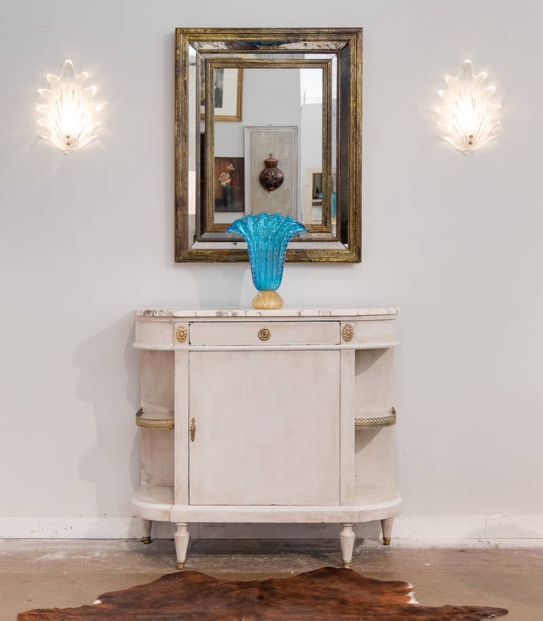 Antique Louis XVI Marble-Top Buffet