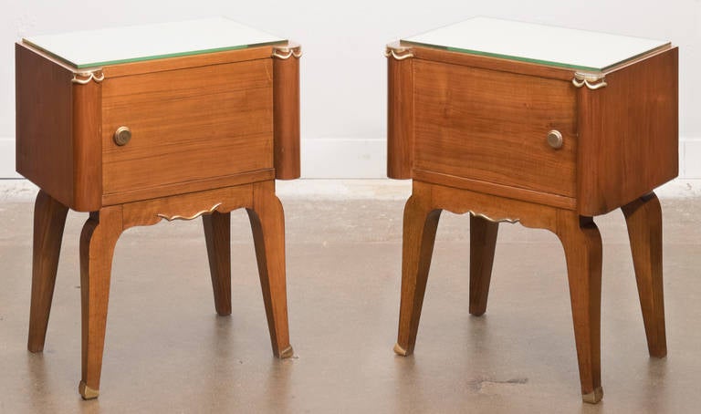 French Art Deco Pair of Side Tables In Good Condition In Austin, TX