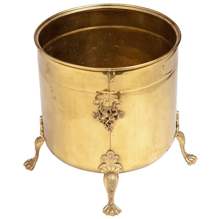 English Antique Brass Jardiniere at 1stDibs