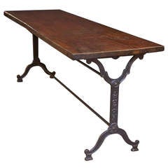 18th Century Chestnut Wine Merchant's Table