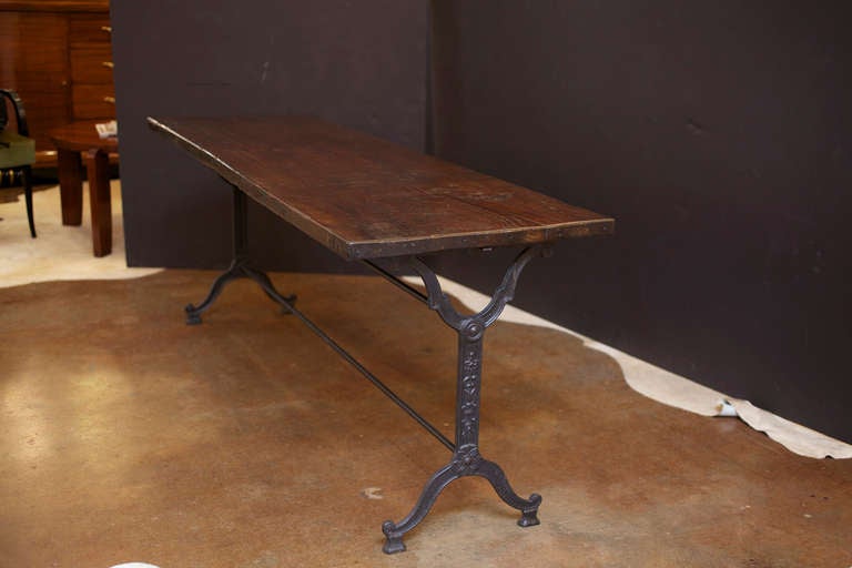 18th Century Chestnut Wine Merchant's Table