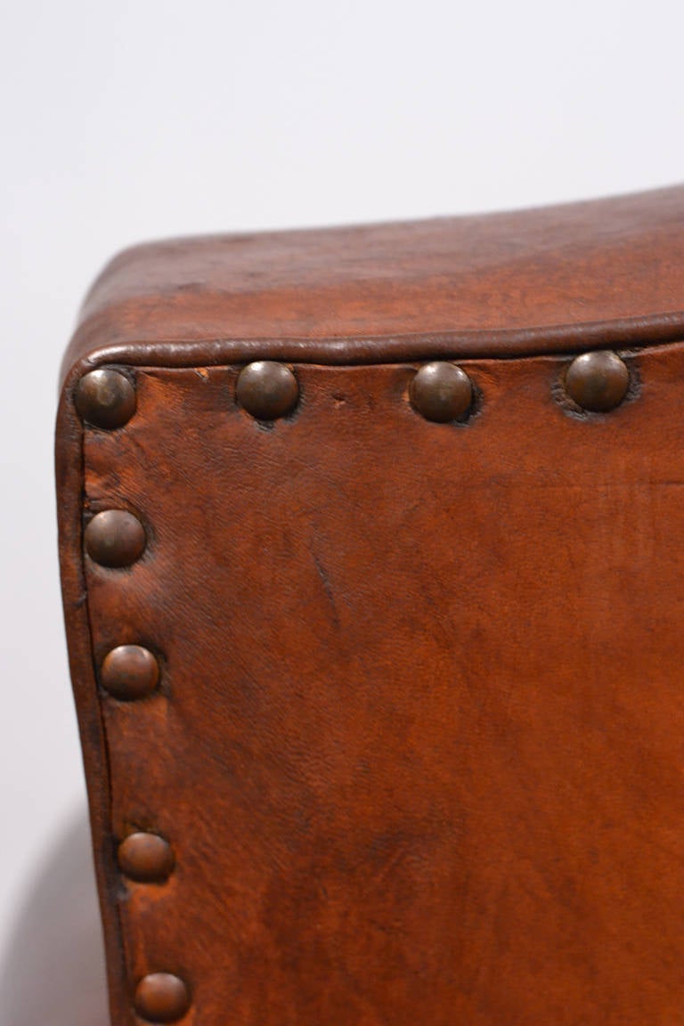 1930 French Vintage Moustache Back Club Chair 1