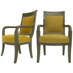 Pair of French Restauration Period Armchairs