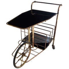 French Art Deco Bar Cart